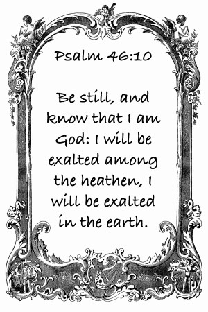 Psalm 46 10 7WB